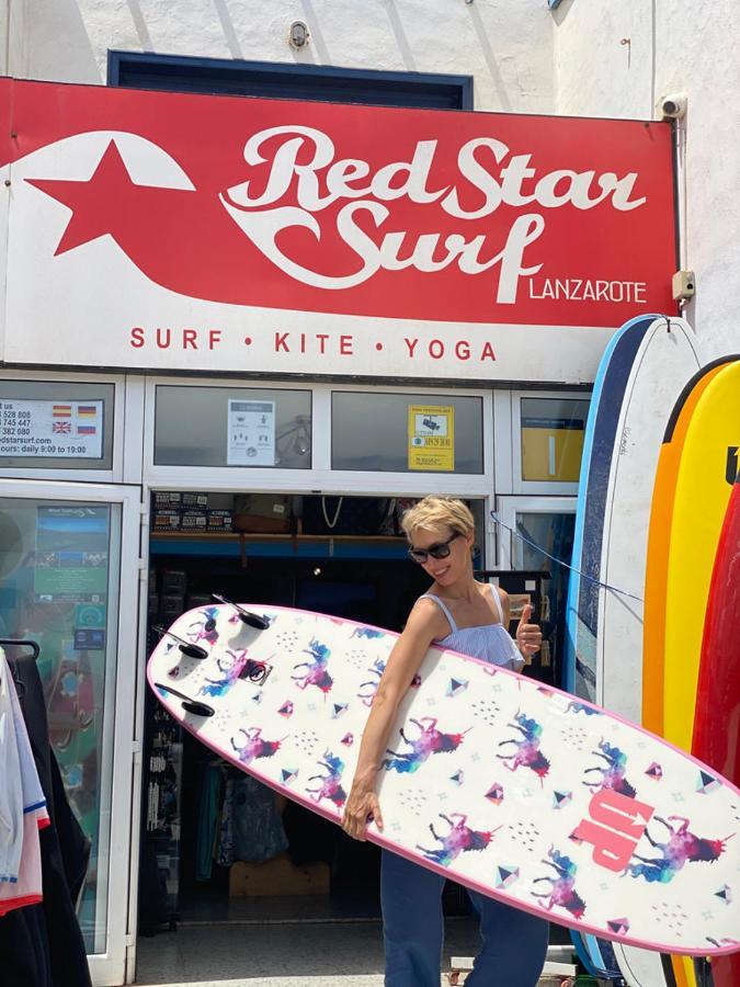 Red Star Surf & Yoga Camp Lanzarote Hostel Famara Exterior photo